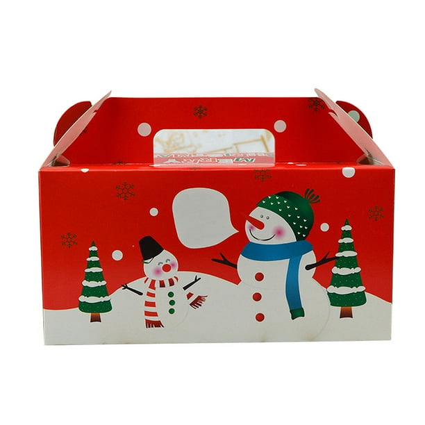12X Christmas Candy Cookie Boxes Bakery Gift Boxes For Cupcake Muffin Cake Craft 12X Christmas Candy Cookie Boxes Bakery Gift Boxes For Cupcake Muffin Cake Craft